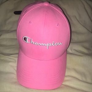 Pink vintage champion hat
